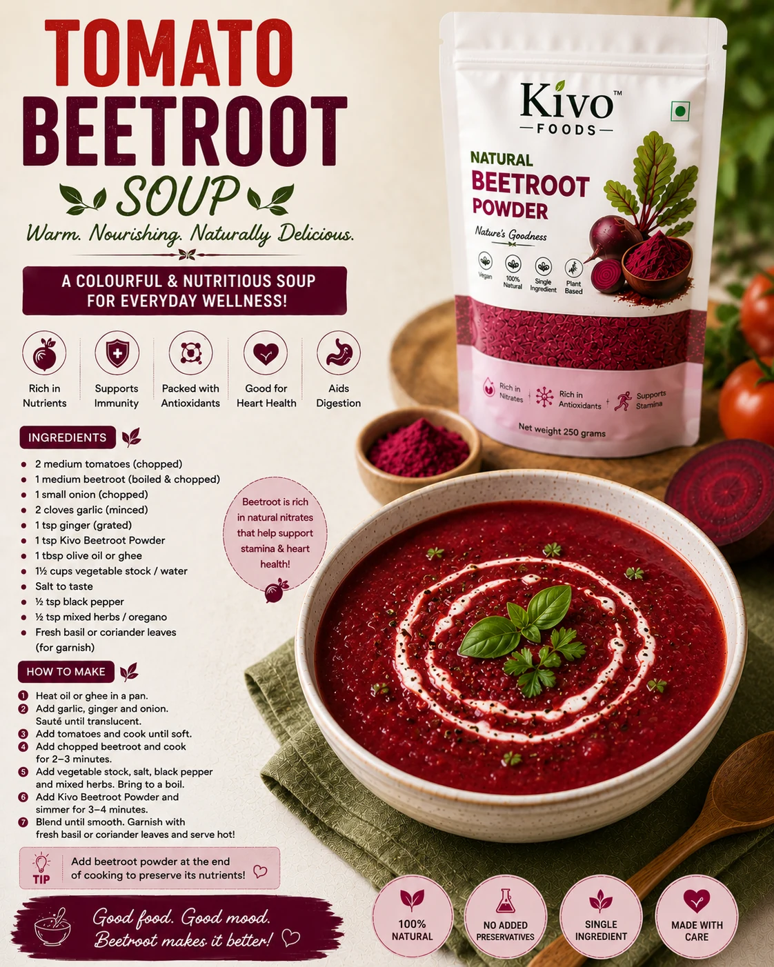 Tomato Beetroot Soup